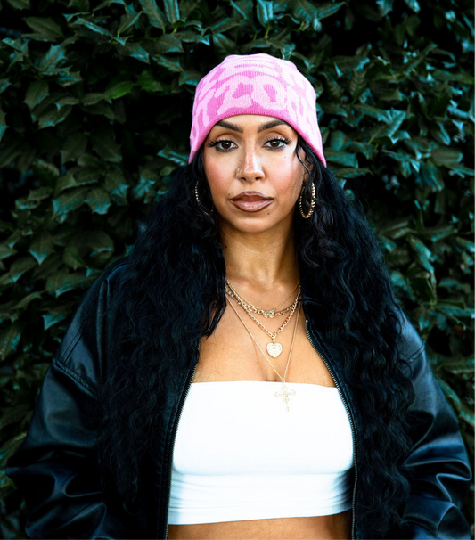 NoHem Script Beanie (Lotus)