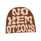 NoHem Script Beanie (Brownie)